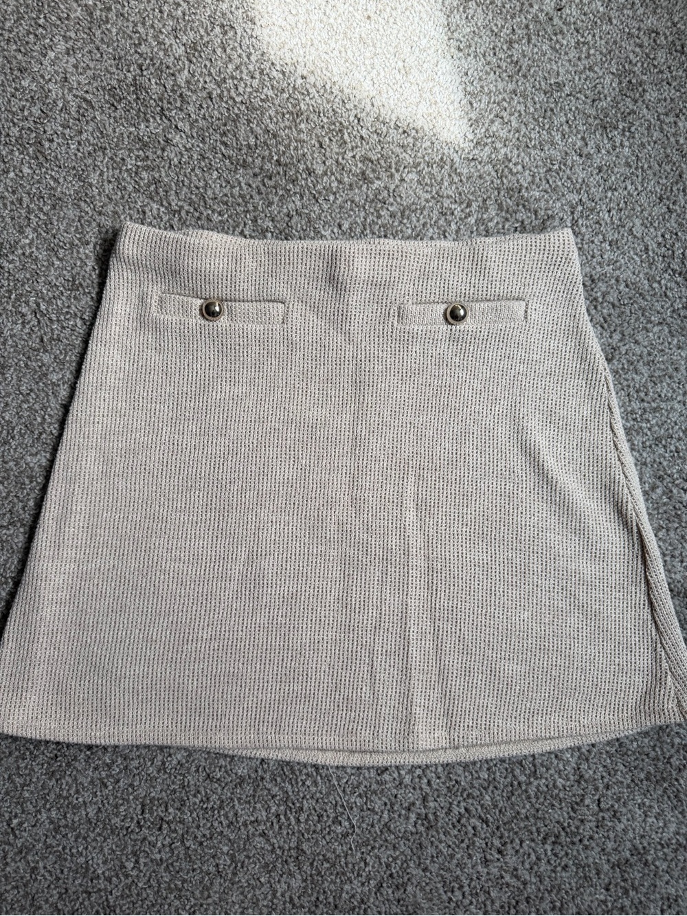 Women’s Cream A-Line Skirt